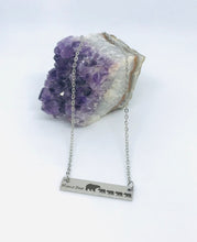 Load image into Gallery viewer, Mama Bear Necklace with Four Cubs (Stainless Steel)