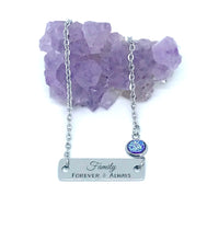 Load image into Gallery viewer, Family Bracelet with One Birthstone (Stainless Steel)
