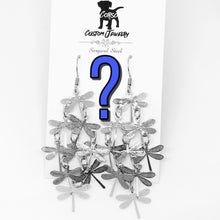 Load image into Gallery viewer, Mystery Dragonfly Flight Drop Earrings