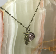 Load image into Gallery viewer, Owl Graduate 3-in-1 Necklace (Antique Bronze)