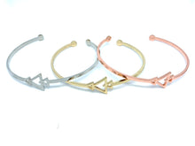 Load image into Gallery viewer, Geometric Cuff Bracelet (Stainless Steel)