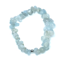Load image into Gallery viewer, Aquamarine Chip Bracelet