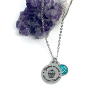Load image into Gallery viewer, “Grandmas are moms” 3-in-1 Necklace (Stainless Steel)