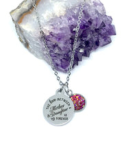 Load image into Gallery viewer, "The Love Between a Mother & Daughter is Forever" 3-in-1 Necklace (Stainless Steel)