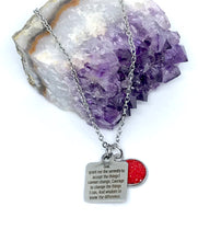 Load image into Gallery viewer, Serenity Prayer 3-in-1 Necklace (Stainless Steel)