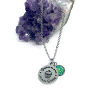 Load image into Gallery viewer, “Grandmas are moms” 3-in-1 Necklace (Stainless Steel)