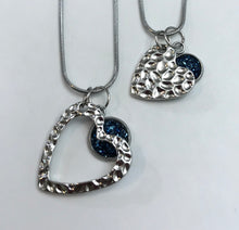 Load image into Gallery viewer, “One Love, One Heart” Mother-Daughter Necklace Set (Stainless Steel)