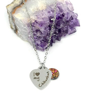 Load image into Gallery viewer, "I love my Chihuahua" 3-in-1 Necklace (Stainless Steel)