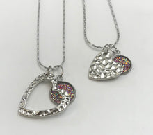 Load image into Gallery viewer, “One Love, One Heart” Mother-Daughter Necklace Set (Stainless Steel)