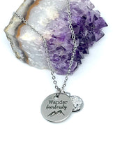 Load image into Gallery viewer, “Wander Fearlessly” 3-in-1 Necklace (Stainless Steel)