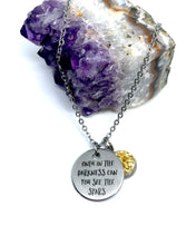 Load image into Gallery viewer, “Only in the Darkness can you see the Stars” 3-in-1 Necklace (Stainless Steel)