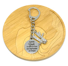 Load image into Gallery viewer, "A great Coach is hard to find and impossible to forget" Key Clip
