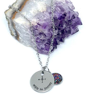 Load image into Gallery viewer, “Enjoy the Journey” 3-in-1 Necklace (Stainless Steel)