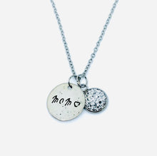Load image into Gallery viewer, “Mom ❤️“ Necklace (Stainless Steel)