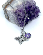 Load image into Gallery viewer, Dana Butterfly 3-in-1 Necklace (Stainless Steel)