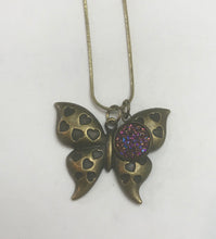 Load image into Gallery viewer, Butterfly Necklace (Antique Bronze)