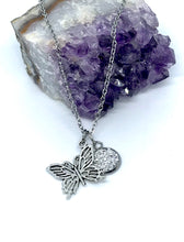 Load image into Gallery viewer, Dana Butterfly 3-in-1 Necklace (Stainless Steel)