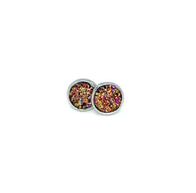Load image into Gallery viewer, 8mm Karma Druzy Studs