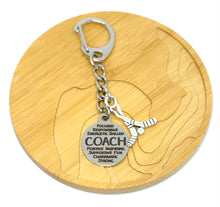 Load image into Gallery viewer, COACH Word Collage Key Clip