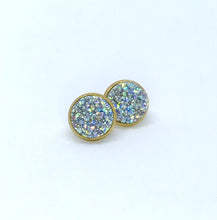 Load image into Gallery viewer, 12mm Frost Druzy Studs