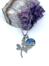 Load image into Gallery viewer, Dance of the Dragonflies 3-in-1 Necklace (Stainless Steel)
