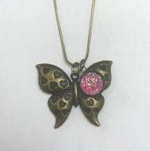 Load image into Gallery viewer, Butterfly Necklace (Antique Bronze)