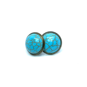 12mm Turquoise Studs