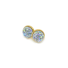 Load image into Gallery viewer, 10mm Frost Druzy Studs