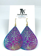 Load image into Gallery viewer, Rainbow Polaris Drop Earrings
