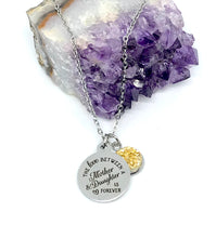 Load image into Gallery viewer, "The Love Between a Mother & Daughter is Forever" 3-in-1 Necklace (Stainless Steel)