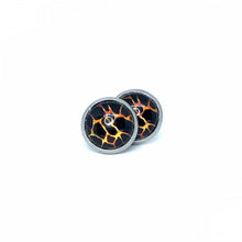Load image into Gallery viewer, 10mm Giraffe Print Studs (Stainless Steel)