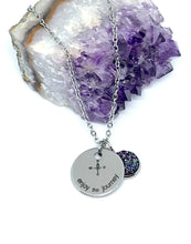Load image into Gallery viewer, “Enjoy the Journey” 3-in-1 Necklace (Stainless Steel)