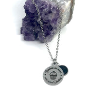 Load image into Gallery viewer, “Grandmas are moms” 3-in-1 Necklace (Stainless Steel)