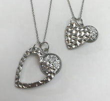 Load image into Gallery viewer, “One Love, One Heart” Mother-Daughter Necklace Set (Stainless Steel)