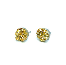 Load image into Gallery viewer, 8mm Moon Druzy Studs