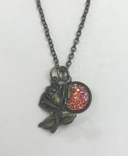 Load image into Gallery viewer, Rose Necklace (Antique Bronze)