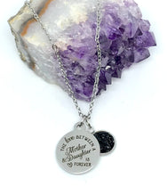 Load image into Gallery viewer, "The Love Between a Mother & Daughter is Forever" 3-in-1 Necklace (Stainless Steel)