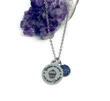 Load image into Gallery viewer, “Grandmas are moms” 3-in-1 Necklace (Stainless Steel)