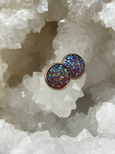 Load image into Gallery viewer, 12mm Dark Pink Druzy