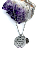 Load image into Gallery viewer, “Only in the Darkness can you see the Stars” 3-in-1 Necklace (Stainless Steel)