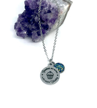 Load image into Gallery viewer, “Grandmas are moms” 3-in-1 Necklace (Stainless Steel)