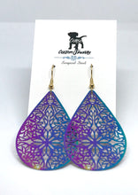 Load image into Gallery viewer, Rainbow Polaris Drop Earrings