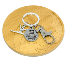 Load image into Gallery viewer, "A great Coach is hard to find and impossible to forget" Keychain