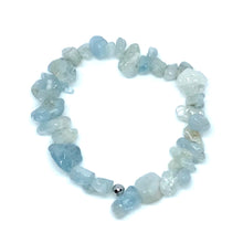 Load image into Gallery viewer, Aquamarine Chip Bracelet