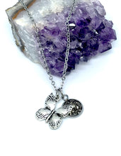 Load image into Gallery viewer, Fluttering Butterfly 3-in-1 Necklace (Stainless Steel)
