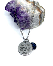 Load image into Gallery viewer, “Only in the Darkness can you see the Stars” 3-in-1 Necklace (Stainless Steel)