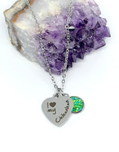 Load image into Gallery viewer, "I love my Chihuahua" 3-in-1 Necklace (Stainless Steel)