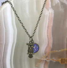 Load image into Gallery viewer, Owl Graduate 3-in-1 Necklace (Antique Bronze)