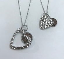 Load image into Gallery viewer, “One Love, One Heart” Mother-Daughter Necklace Set (Stainless Steel)