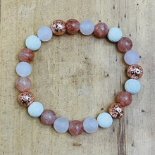Load image into Gallery viewer, 8mm Rose Gold Diffuser Bracelet